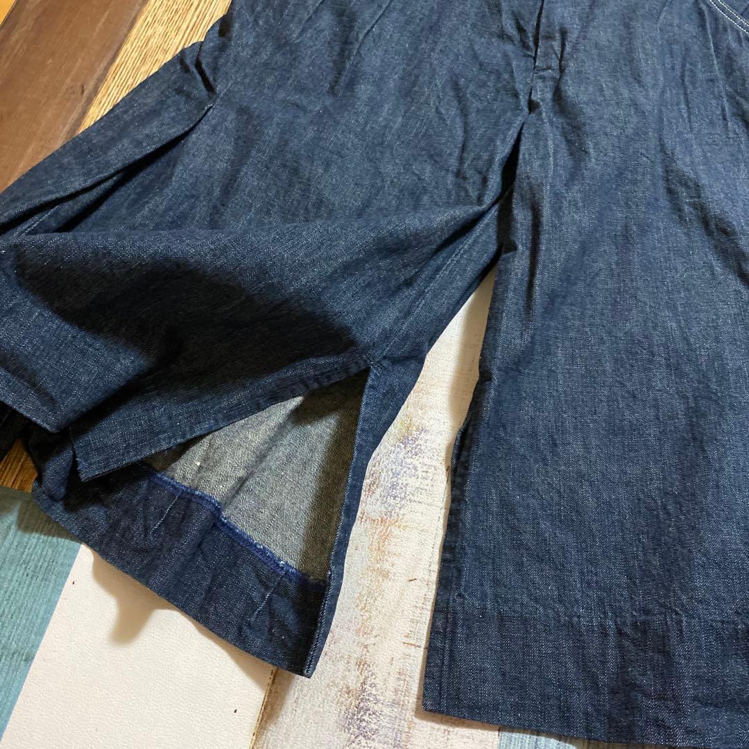 KAPITAL キャピタル デニム ガウチョ フレア ボトムス パンツ 日本製