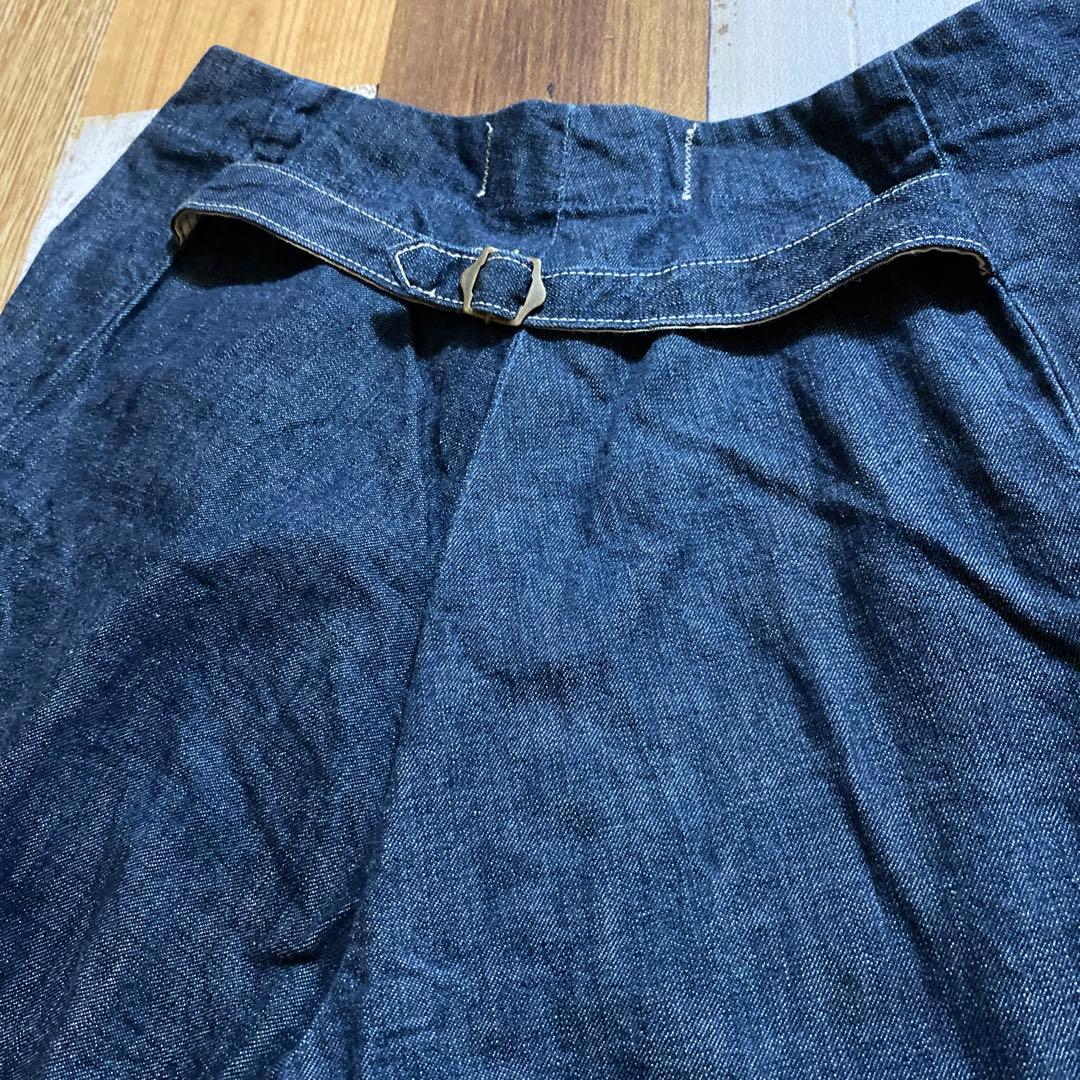 KAPITAL キャピタル デニム ガウチョ フレア ボトムス パンツ 日本製