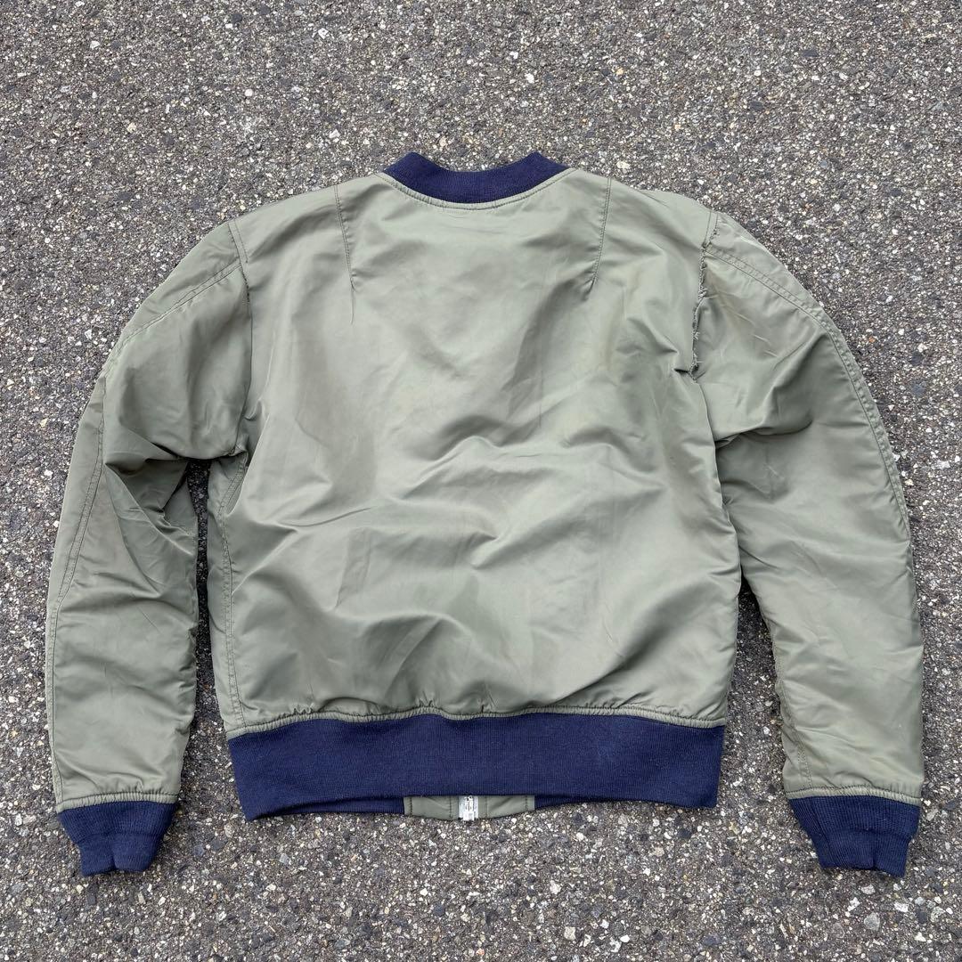 る*。様 90s schott MA-1 フライトジャケット USA製 Lサイズ