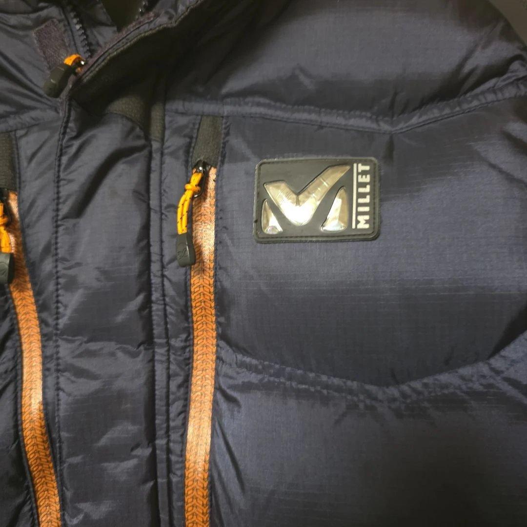 【美品】MILLET ミレー フードファーダウン メンズL 極暖 山ブランド