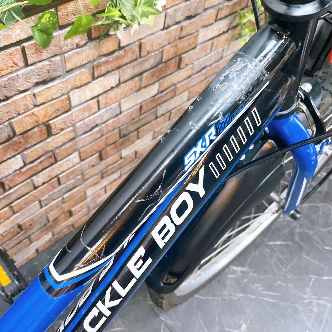 【90】子供用自転車 子供車 TACKLE BOY ブルー 24インチ