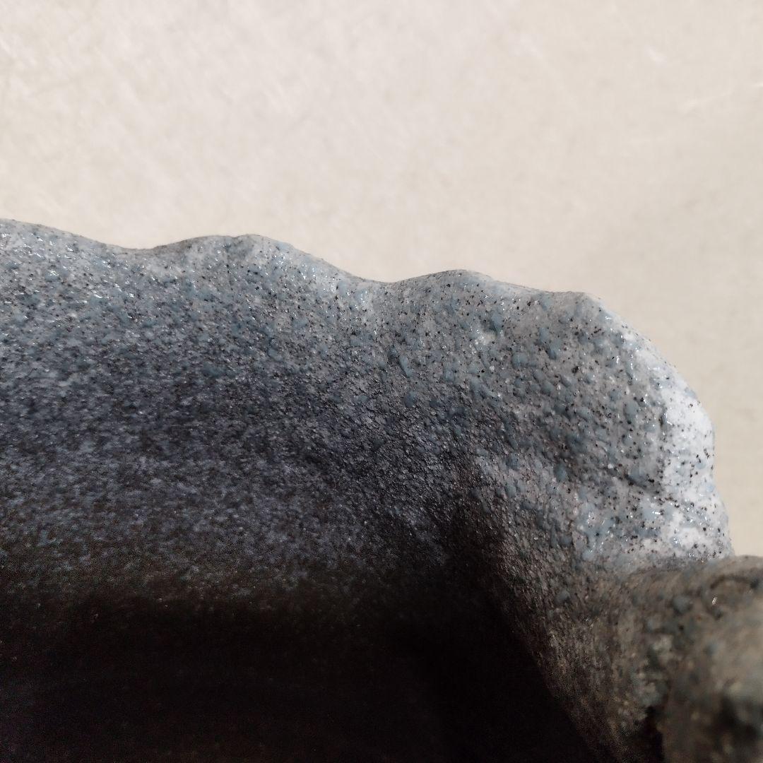 【新品・未使用】浅紫ひねり手　大壺傘立　へちもん　信楽焼　壺　傘立て　インテリア