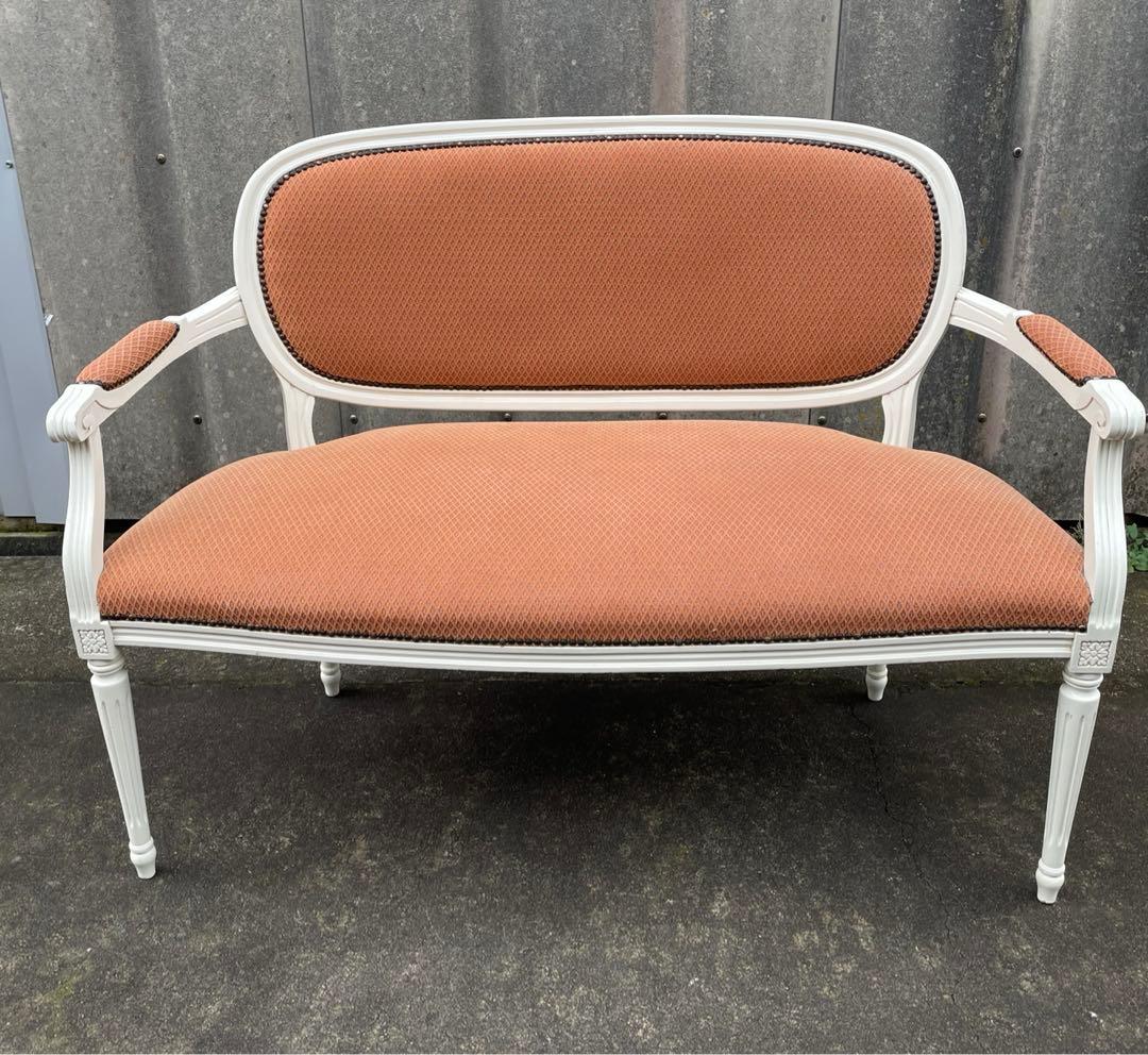 ビンテージ/イタリア製/ヨーロピアン/輸入家具/クラシック/アームソファ/ソファ