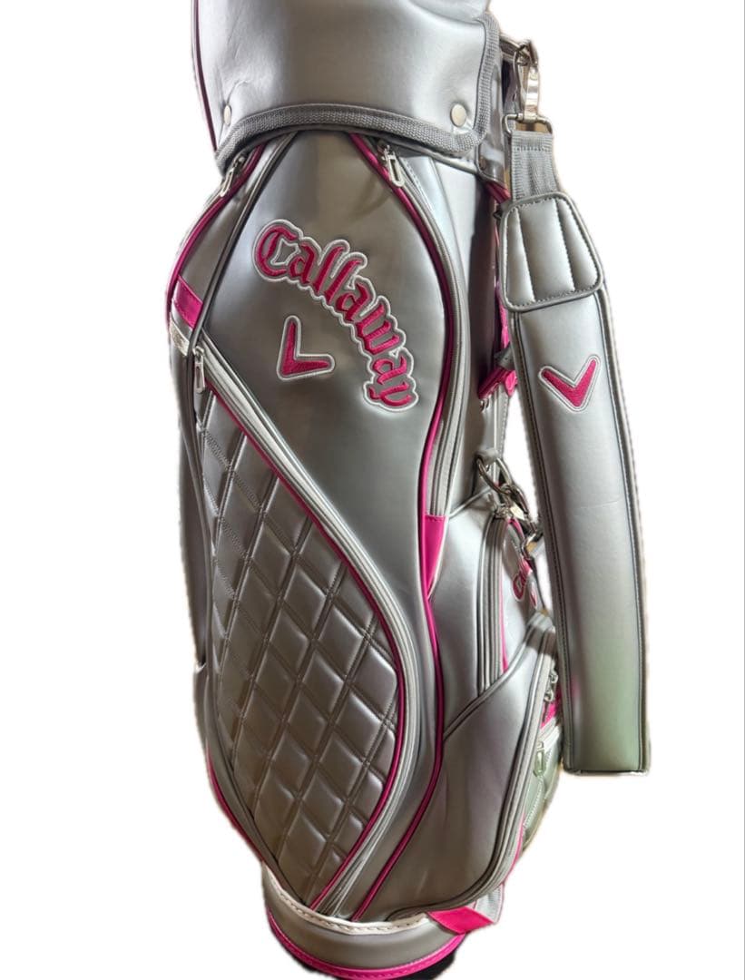 Callaway キャロウェイ キャディバッグ ゴルフバッグ ピンク シルバー