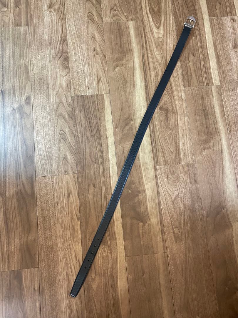 LOUIS VUITTONサンチュール クラシック エピ レザーベルト シルバー