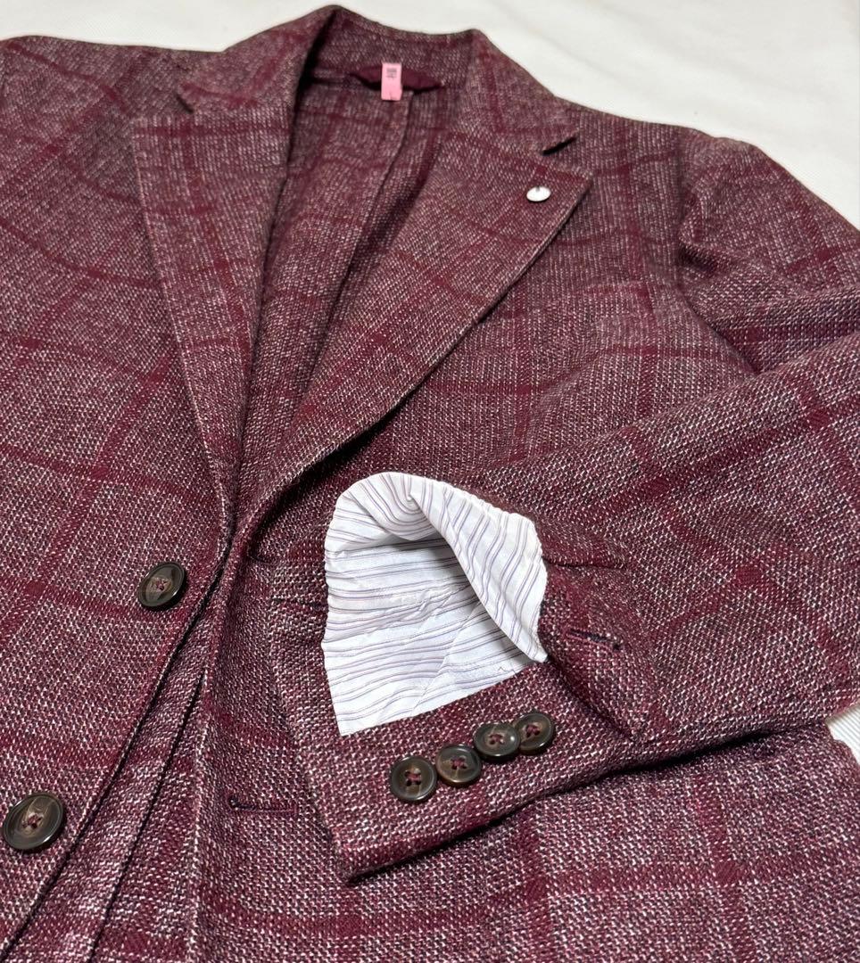 ◆イタリア製【46】L.B.M.1911◆美品！秋冬物『２Ｂ・ジャケット』◆