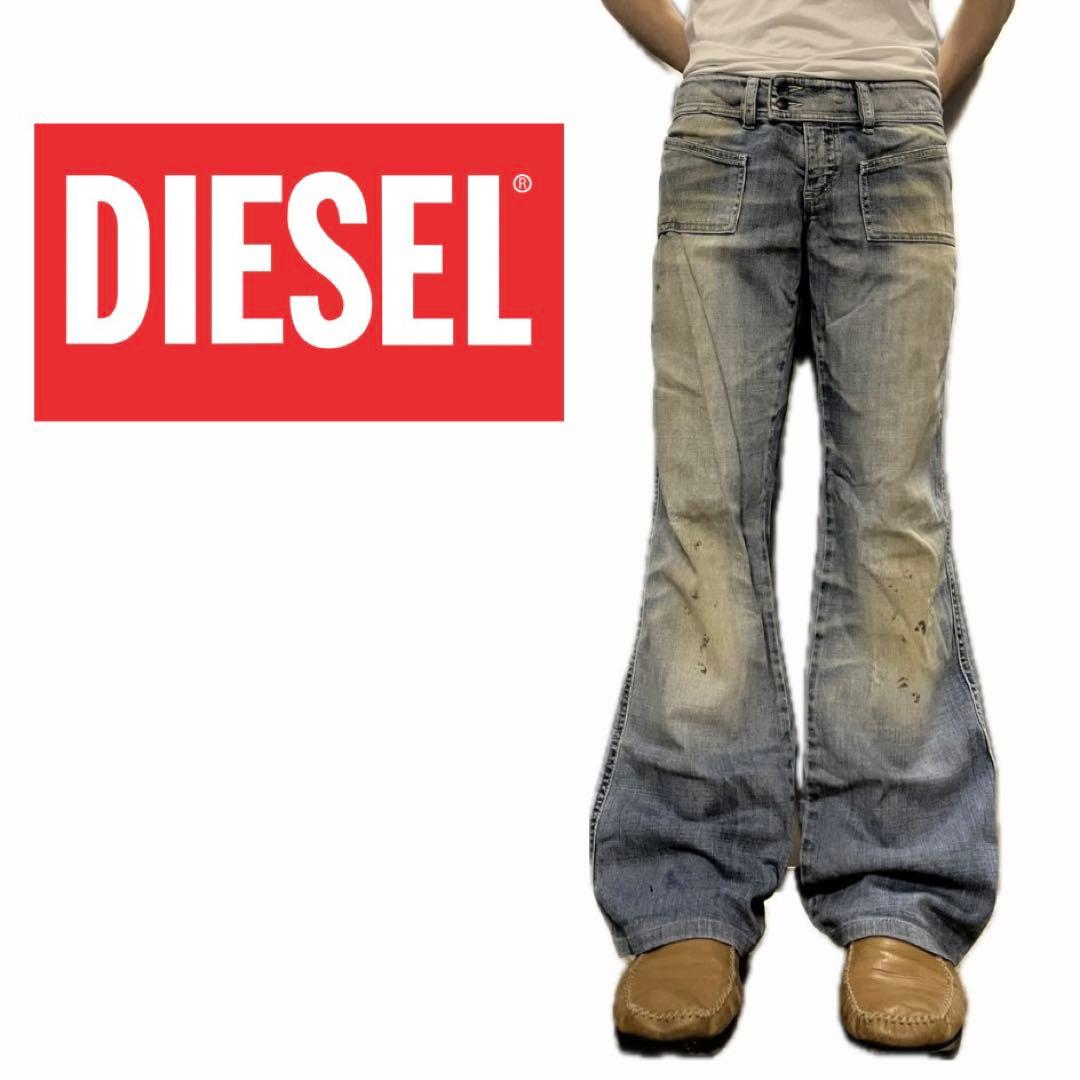 DIESEL バギーフレアデニム y2karchiveグランジ平成00s