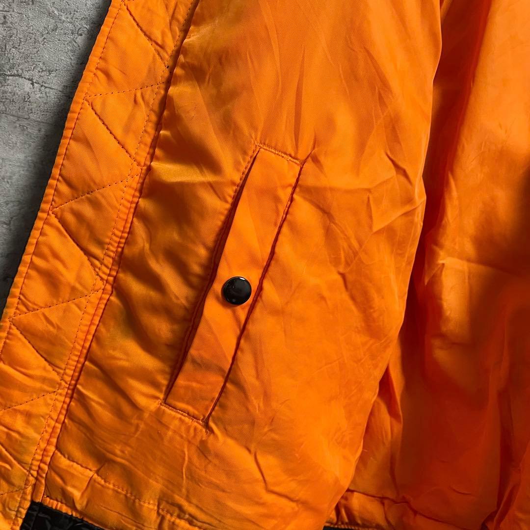 MA-1 フライトジャケット　アルファインダストリーズ　ブラック　古着　M