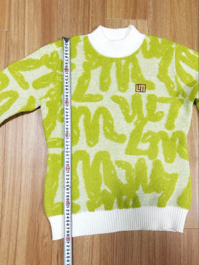 新作】ラウドマウス/LOUDMOUTH/ニット/ライトグリーン/Mサイズ