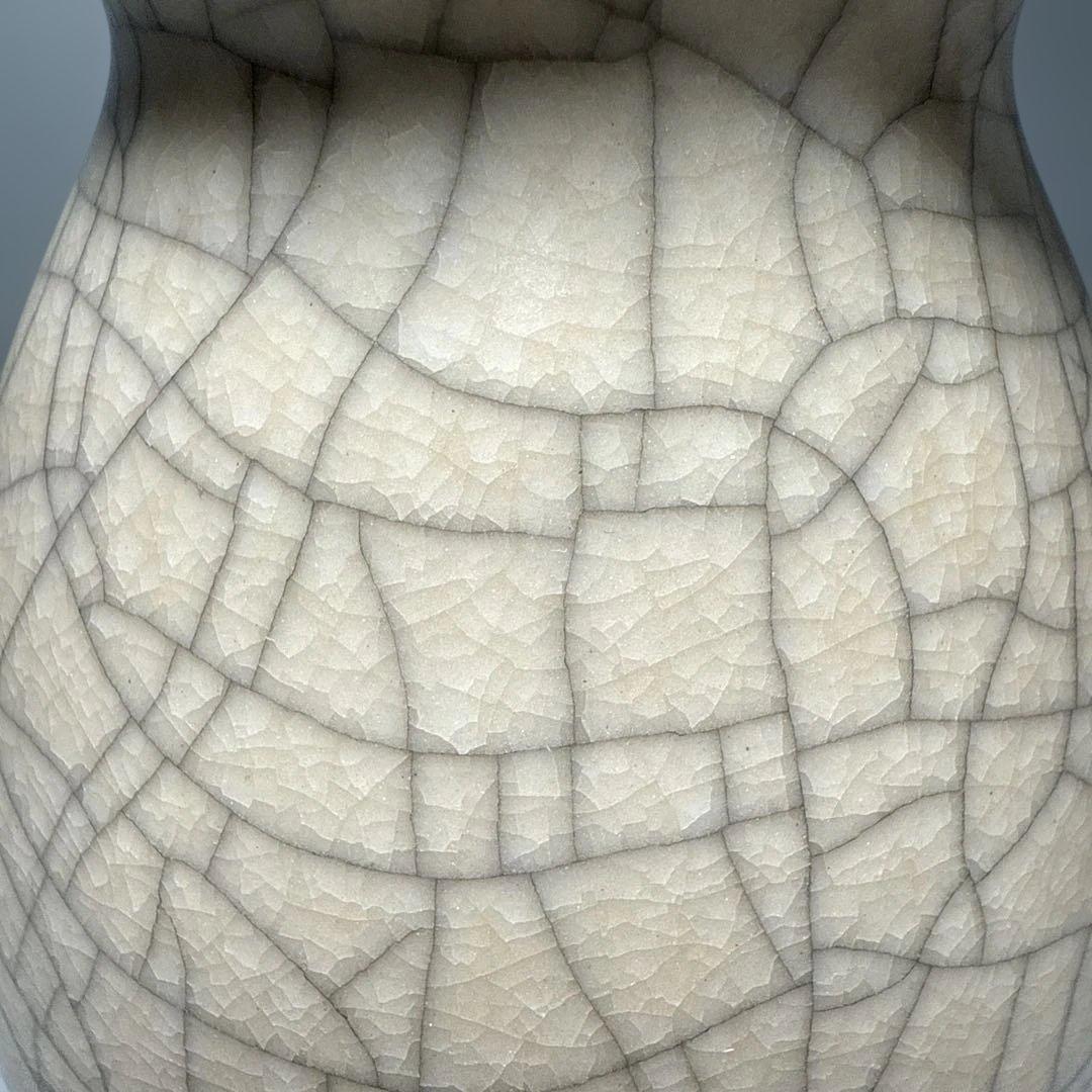 中国美術　宋代　哥窯　唐物　中国古玩　古美術　美しい貫入　11.6cm