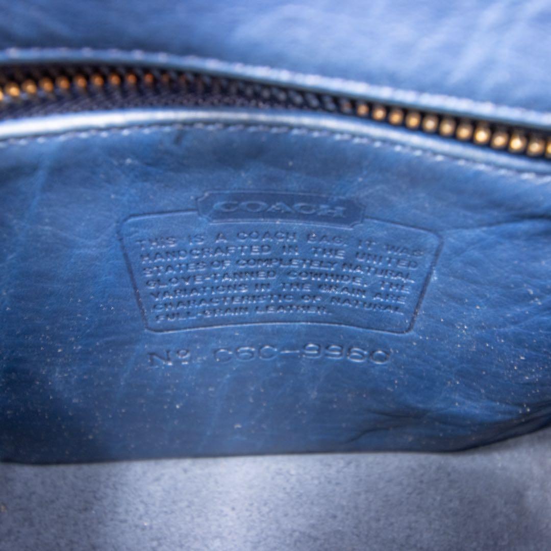 A041【美品】オールドコーチ　リュックサック　グラブタンレザー　ターンロック