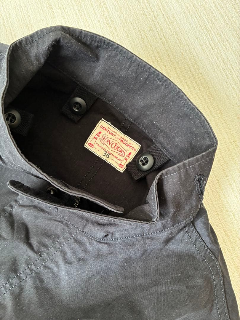 【美品】BONCOURA B-65 フィシュテールパーカー　モッズコート　36