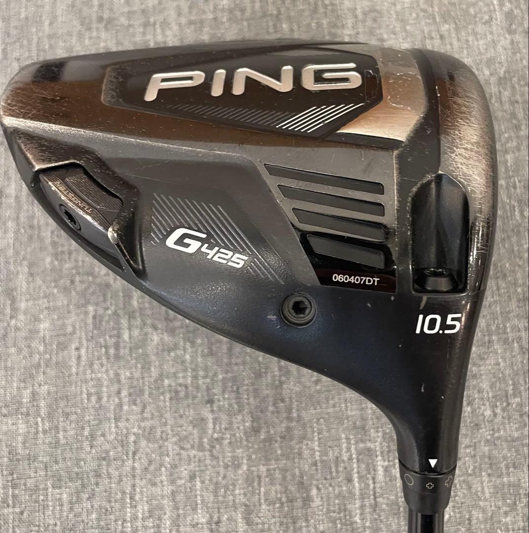 か*。様 PING G425 ドライバー 10.5度 SFT ヘッドカバー付き