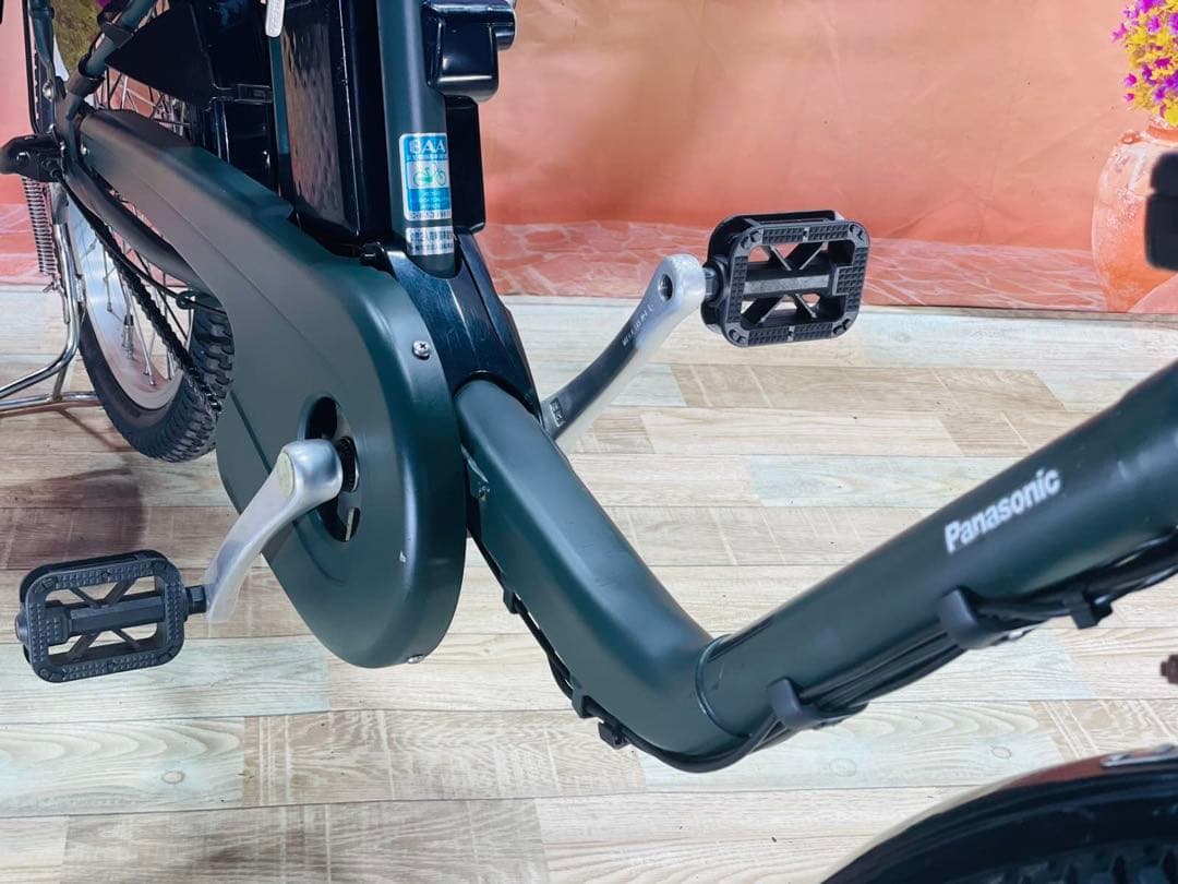 パナソニックギュット⭐️12AH！子供乗せ電動アシスト自転車Y2346