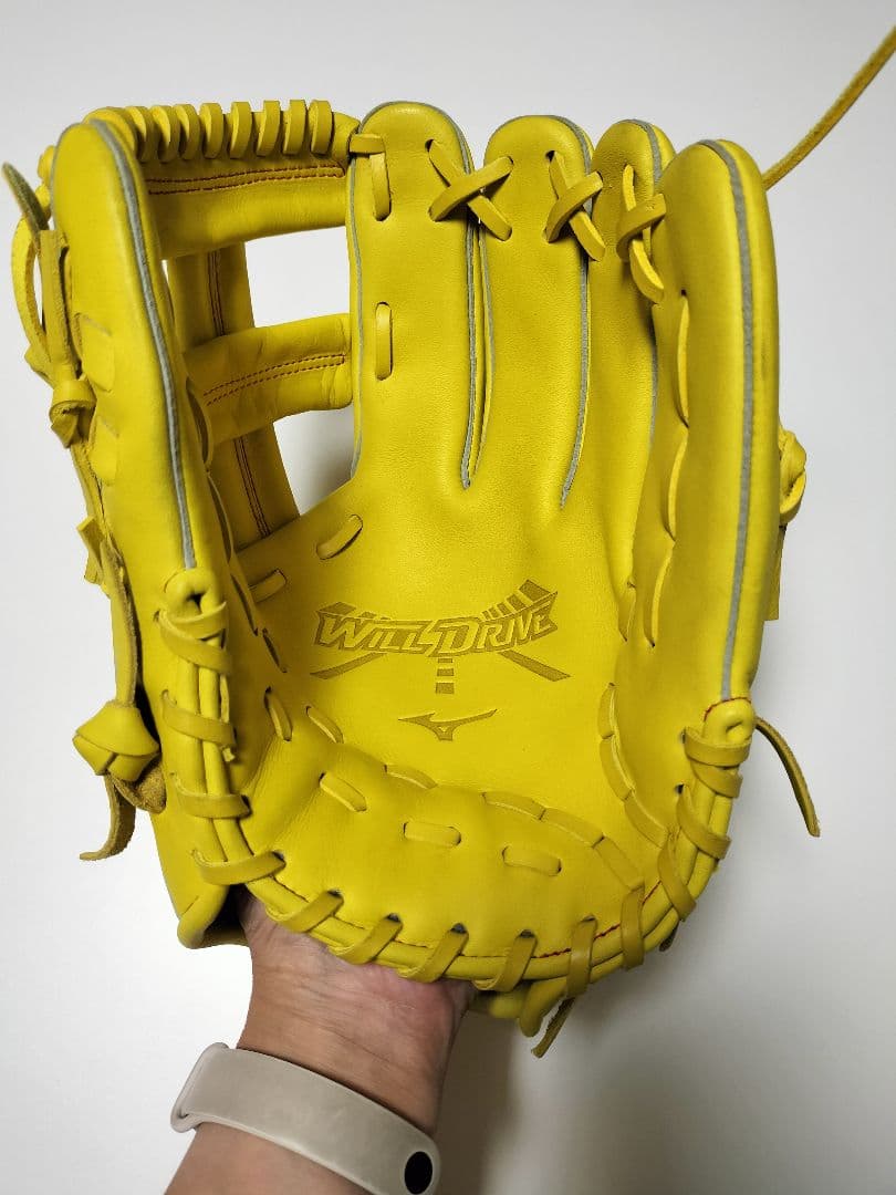 ✨未使用✨MIZUNO 軟式グローブ WILL DRIVE イエロー 野球