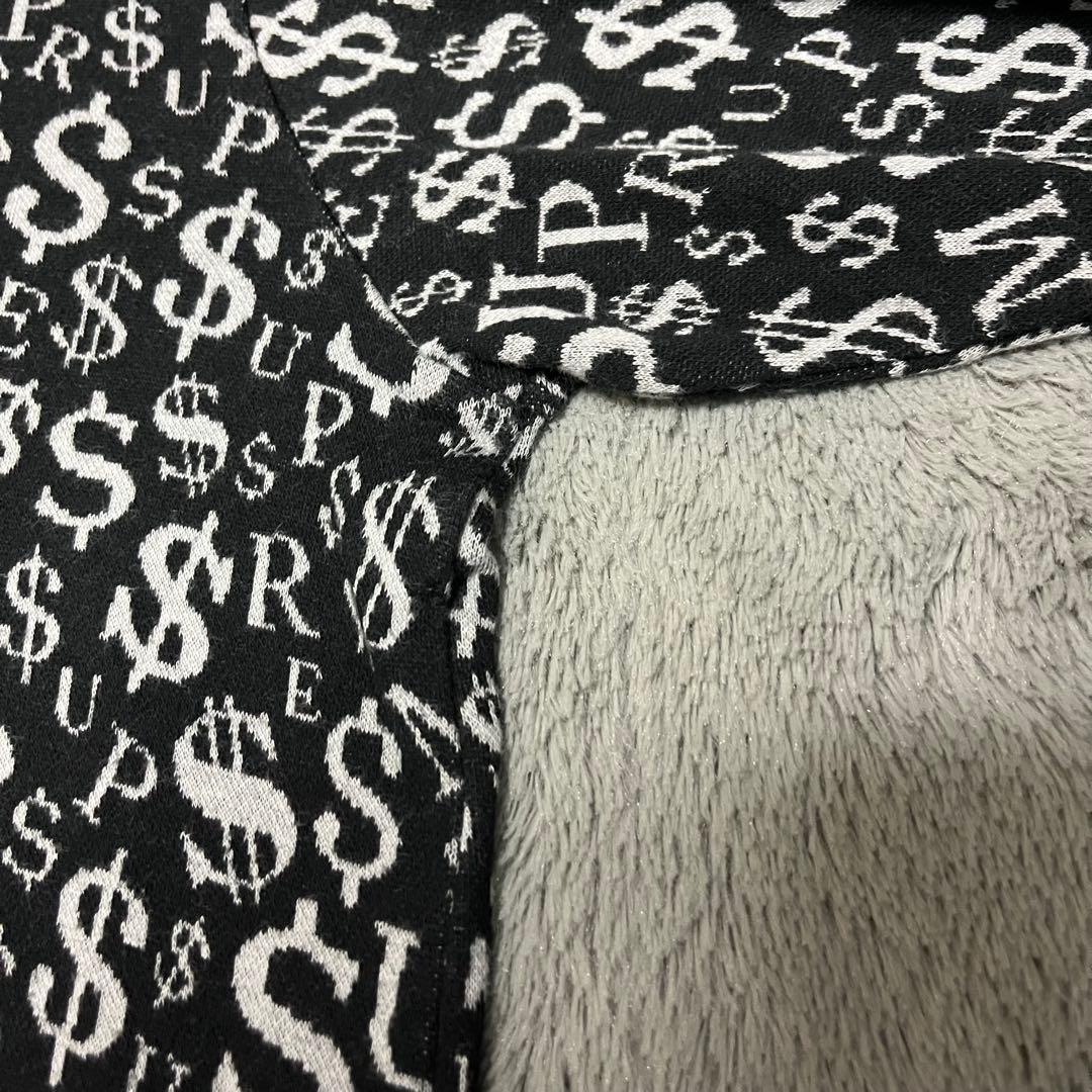 トップス Supreme Currency Jacquard Zip Polo Black