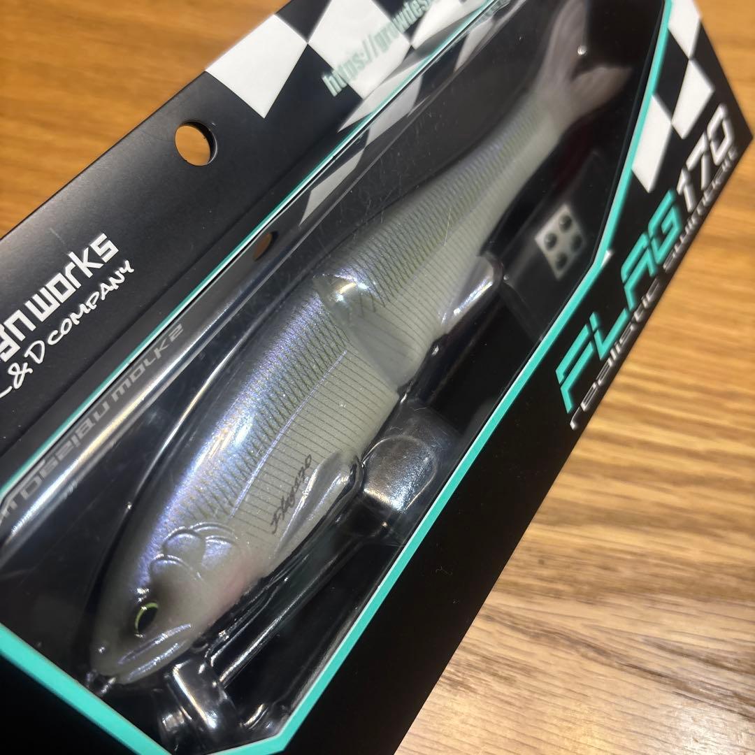 FLAG170　フラッグ170＆リップ新品セット　爆釣入手困難スイムベイトワーム