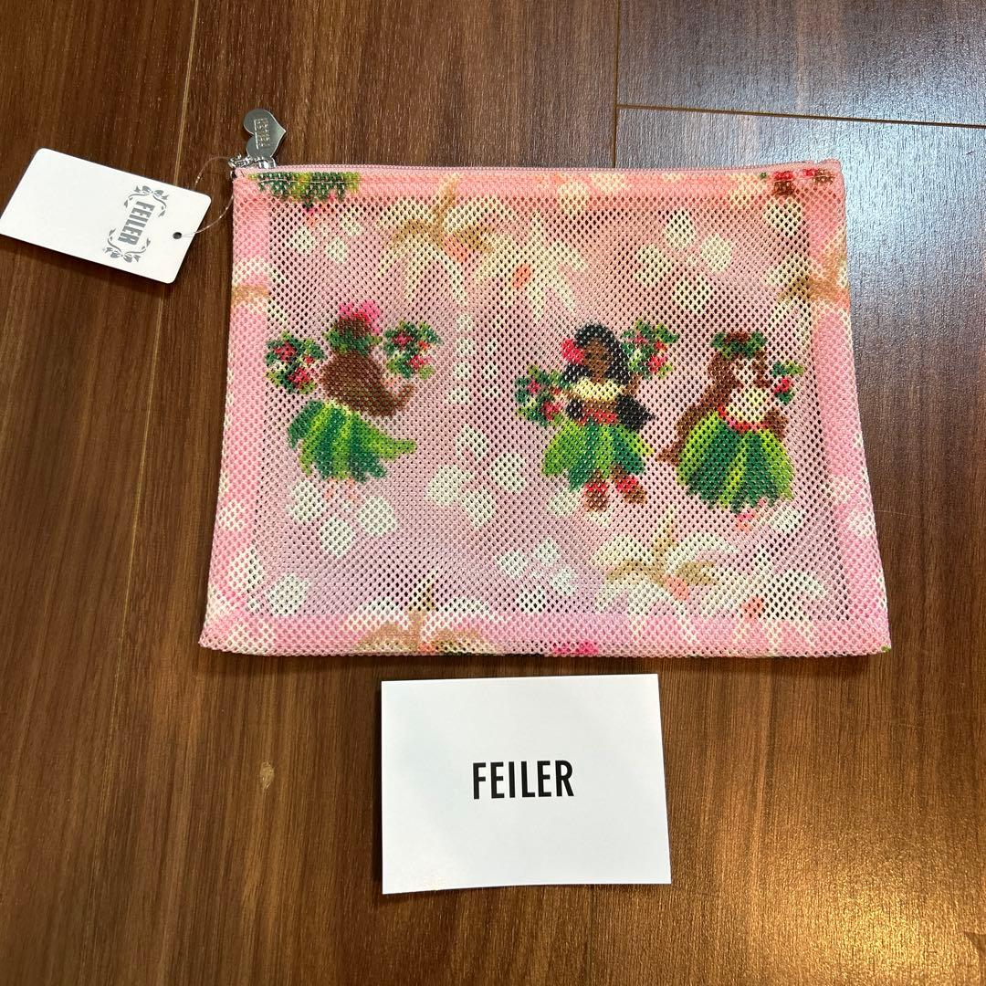 FEILER フェイラー メッシュポーチ マナマナ 約16×20cm - メルカリ