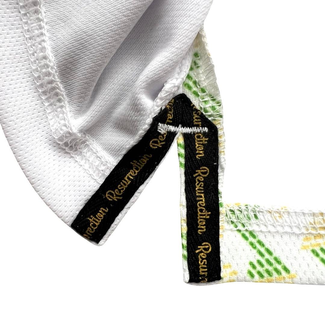 極美品 新品級 レザレクション ポロシャツ resurrection総柄