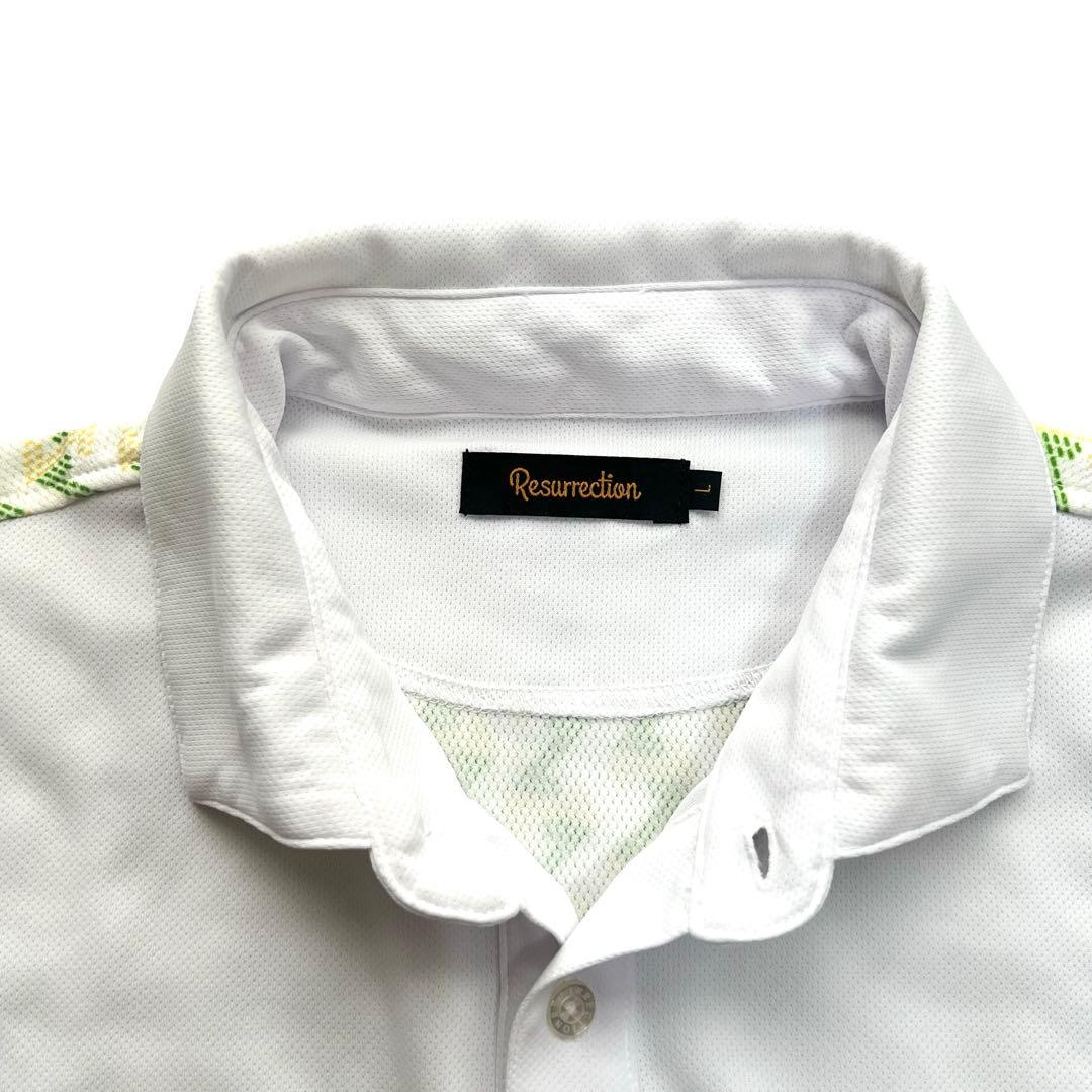 極美品 新品級 レザレクション ポロシャツ resurrection総柄