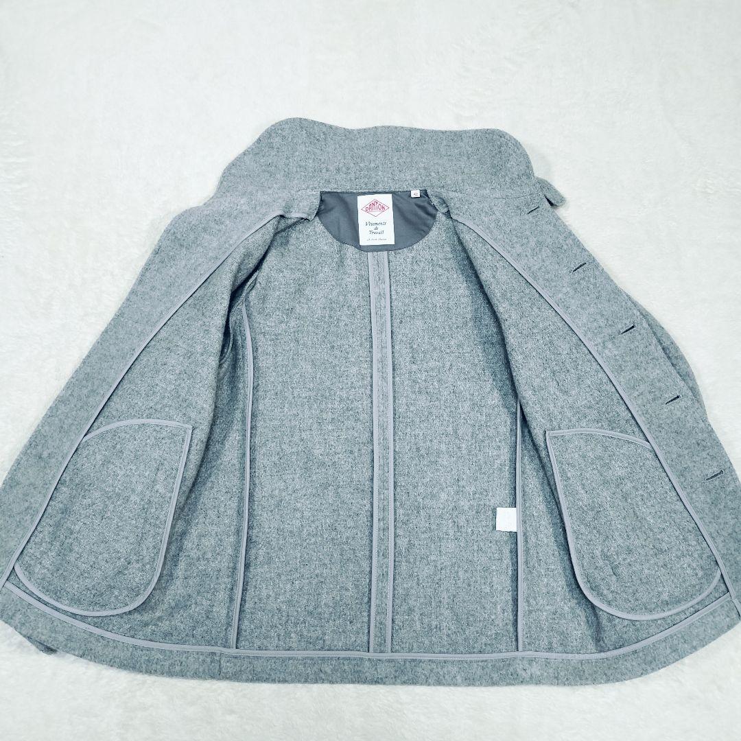 良品☆42サイズ】ダントン DANTON ウールモッサ ライトグレー