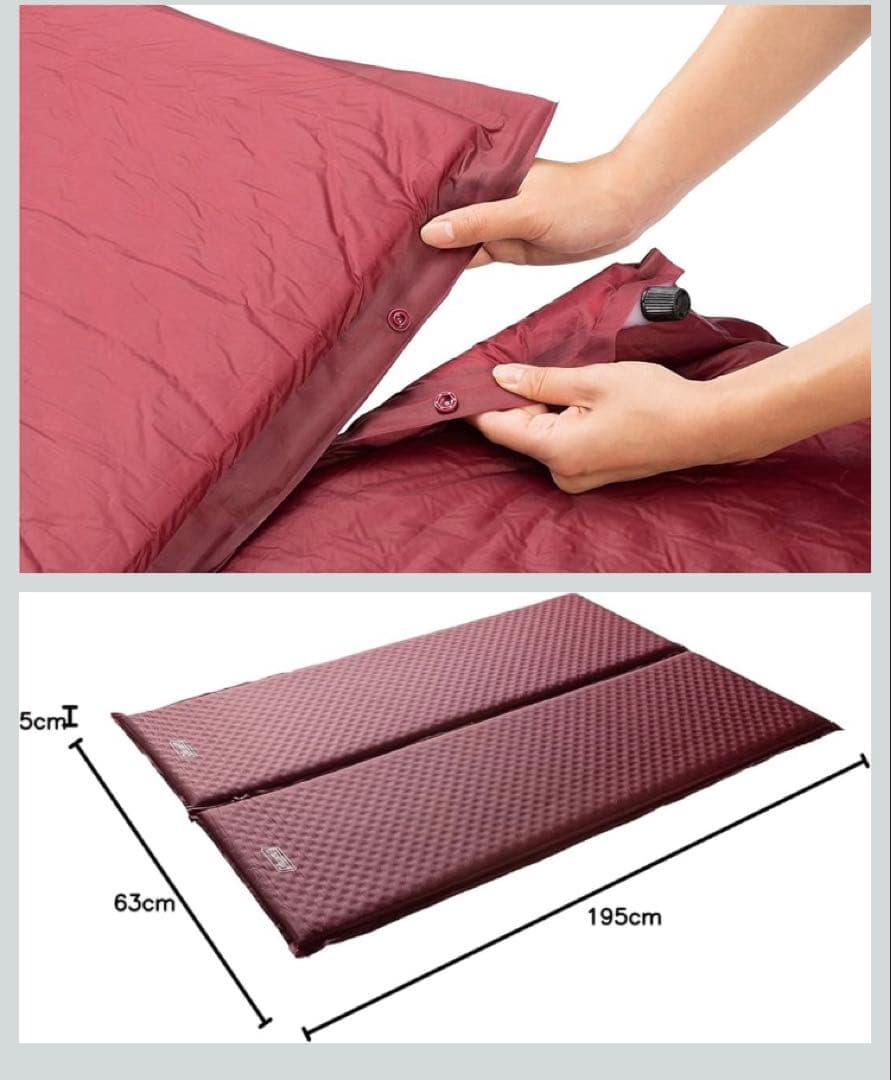 コールマン キャンパーインフレーターマット/ＷセットII (箱無し)