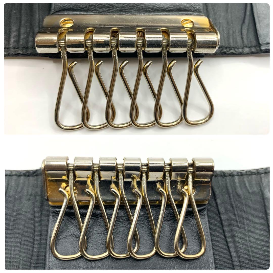 CHANEL シャネル　キャビアスキン　ココマーク　キーケース　6連　デカココ