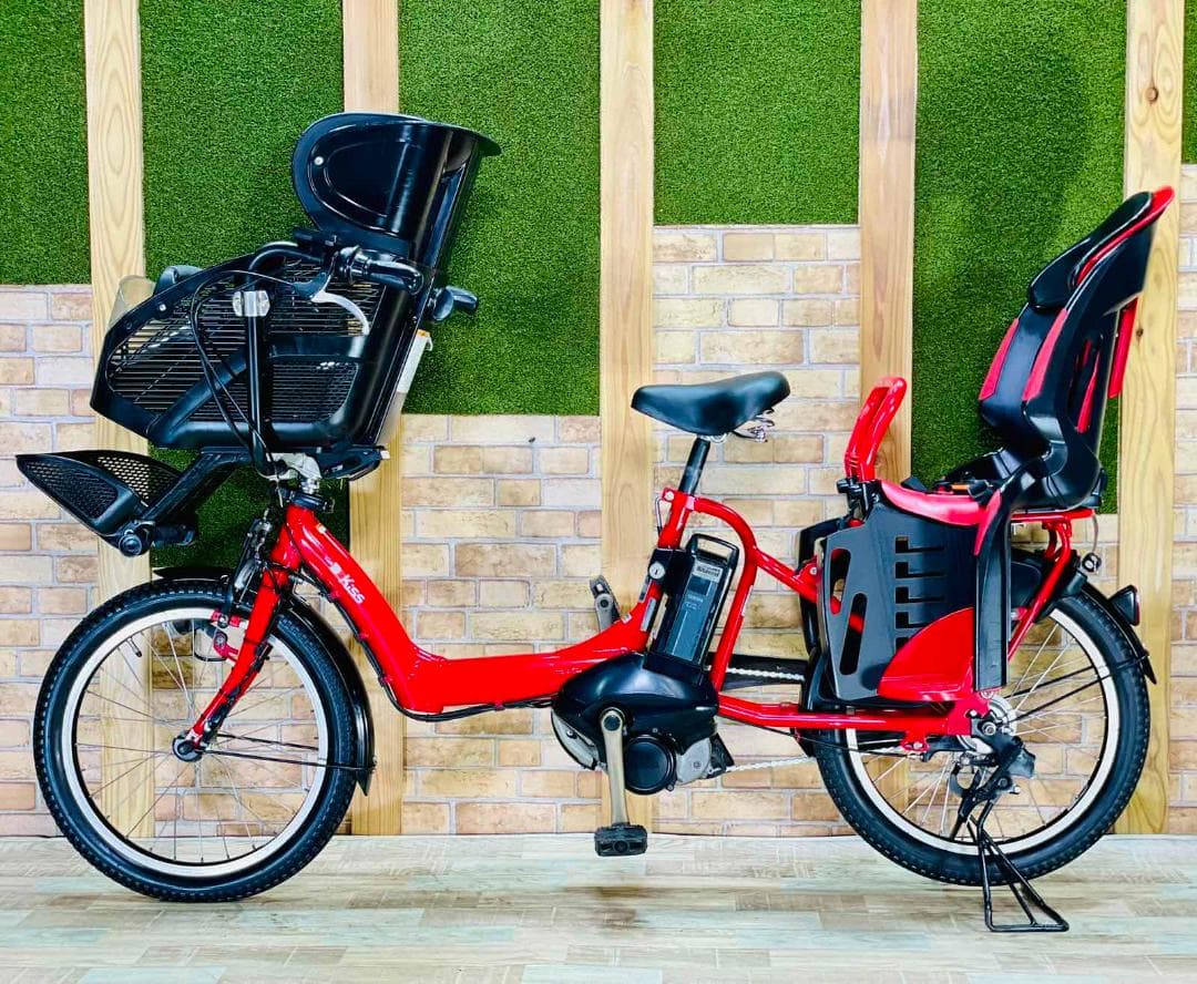 No１モデル レッド系 ヤマハ　子供乗せ電動アシスト自転車 H2860