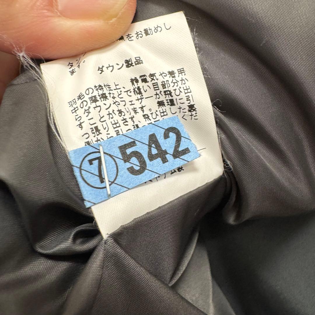 SHIPS ステンカラーコート/ダウン 脱着可能な裏地付き　黒　Ｍ