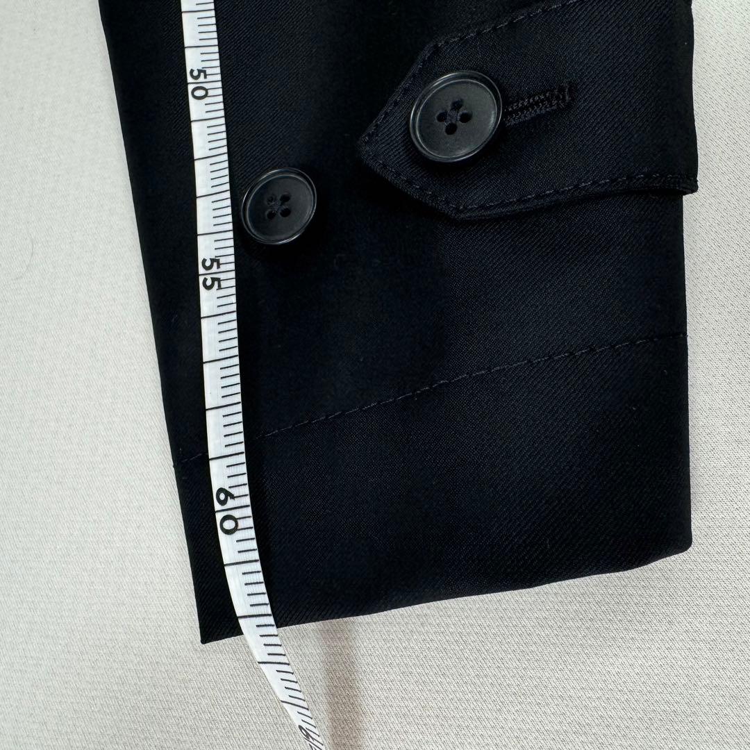 SHIPS ステンカラーコート/ダウン 脱着可能な裏地付き　黒　Ｍ