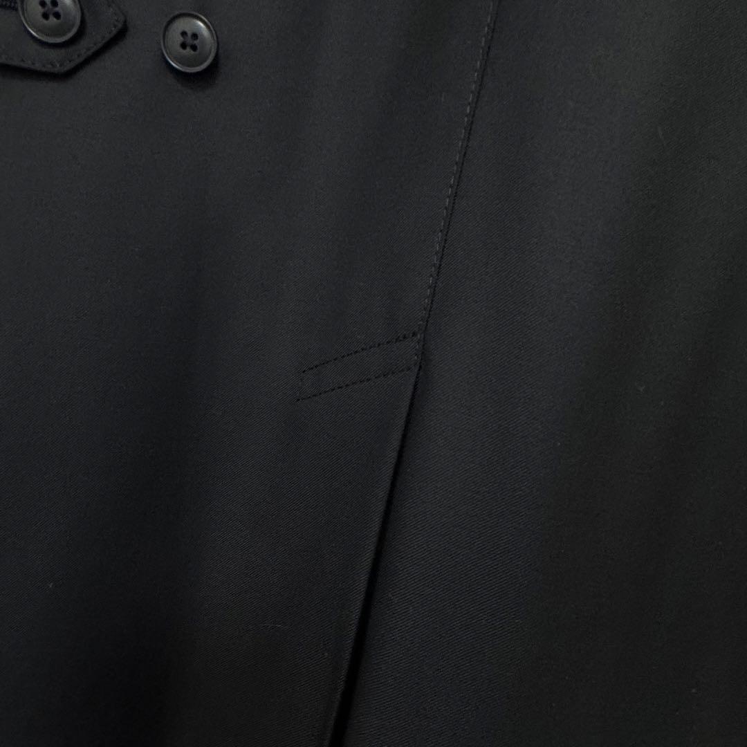 SHIPS ステンカラーコート/ダウン 脱着可能な裏地付き　黒　Ｍ