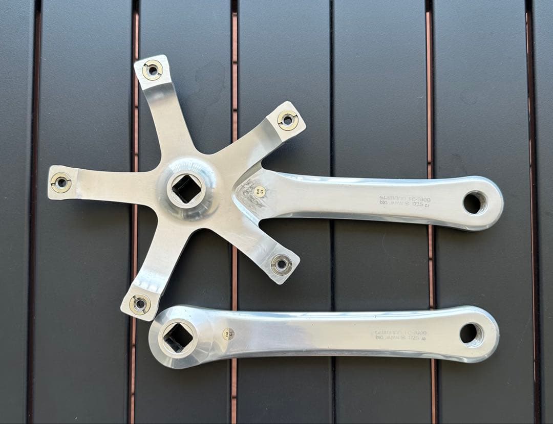 NJS認定 シマノ DURA-ACE FC-7600 クランク 172.5mm