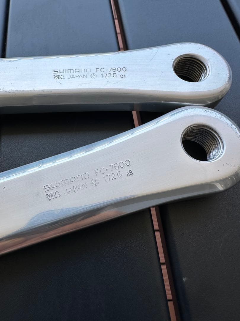 NJS認定 シマノ DURA-ACE FC-7600 クランク 172.5mm