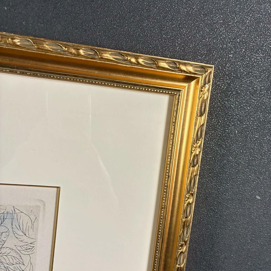 美品 パブロ・ピカソ「男と女」リトグラフ サイン・認定書有 マリーナ