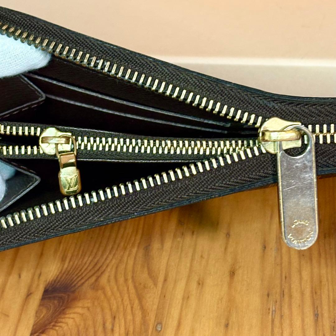ルイヴィトン　ダミエエベヌ　ジッピーウォレット　　N60015