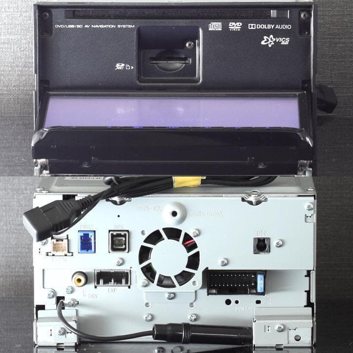 地図2024年春最新版彩速ナビMDV-L404 地デジ/DVD/CD→SD録音