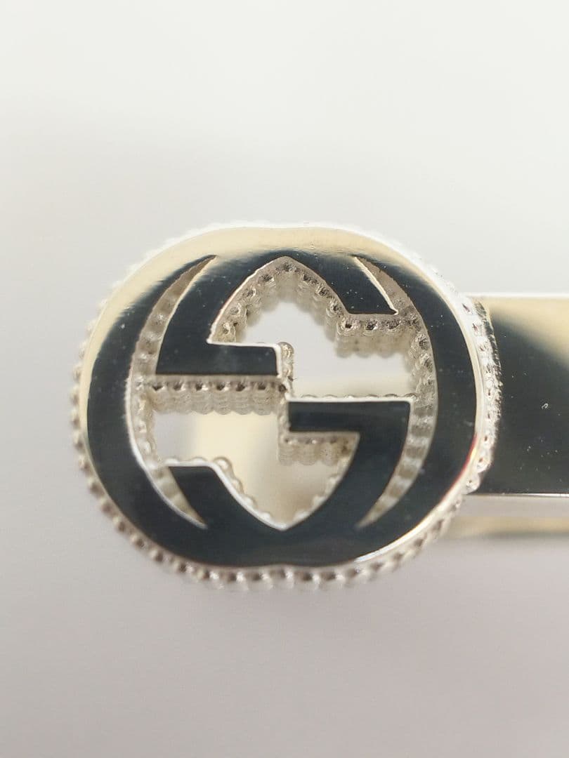 T*O様 M02164□GUCCI インターロッキングG ネクタイピン