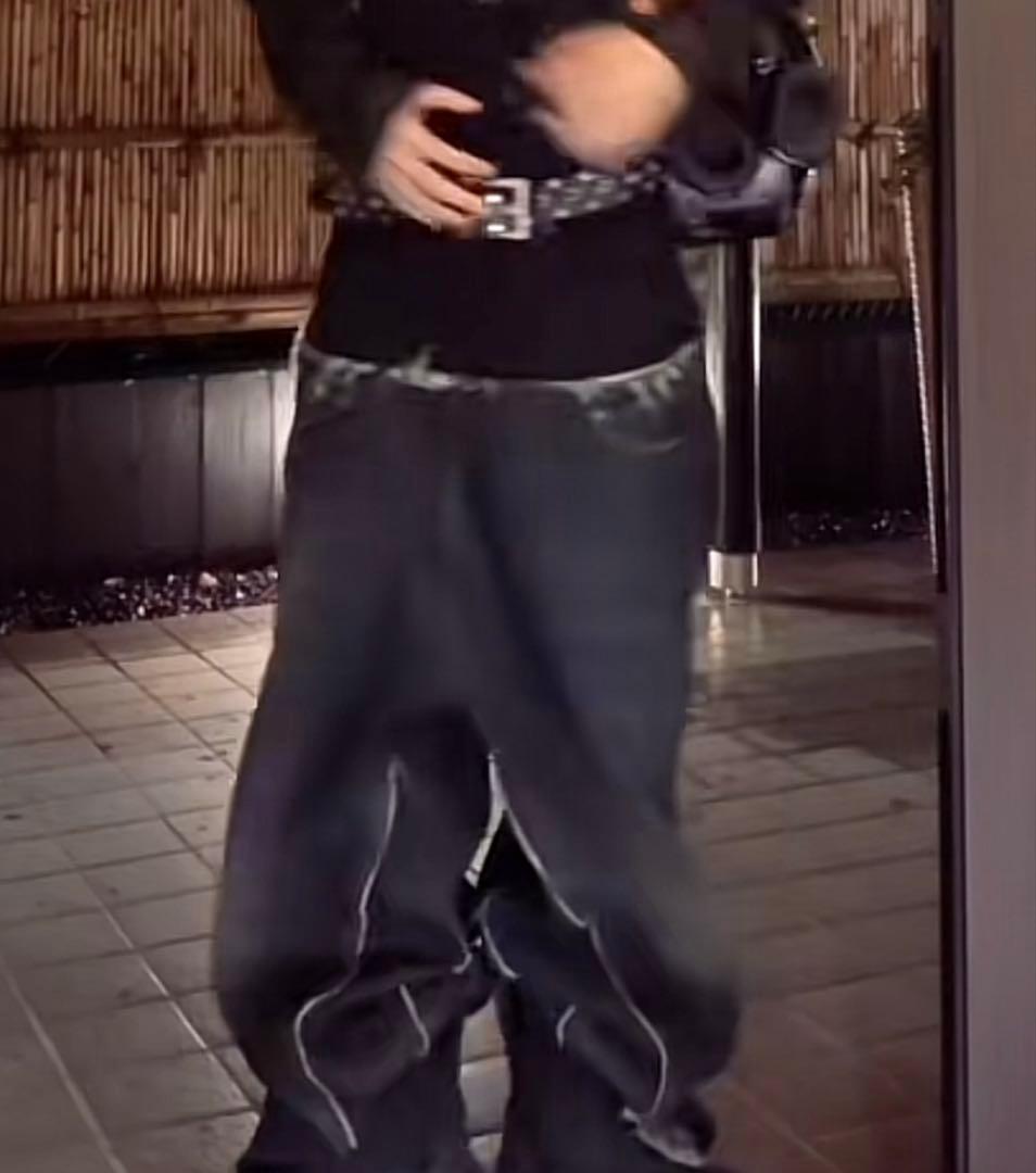 Cut Up Baggy Denim Pants カットアップデニムパンツ