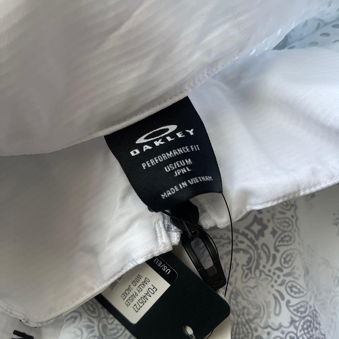 OAKLEYメンズ ゴルフ 長袖ウインドブレーカー