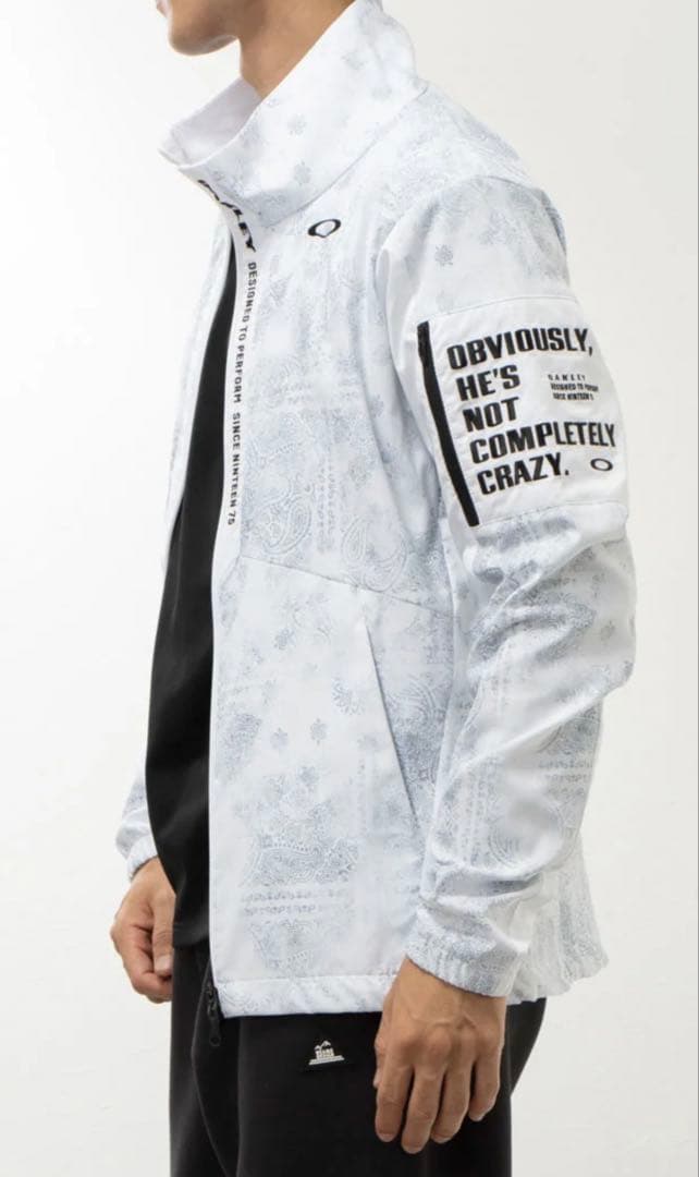 OAKLEYメンズ ゴルフ 長袖ウインドブレーカー