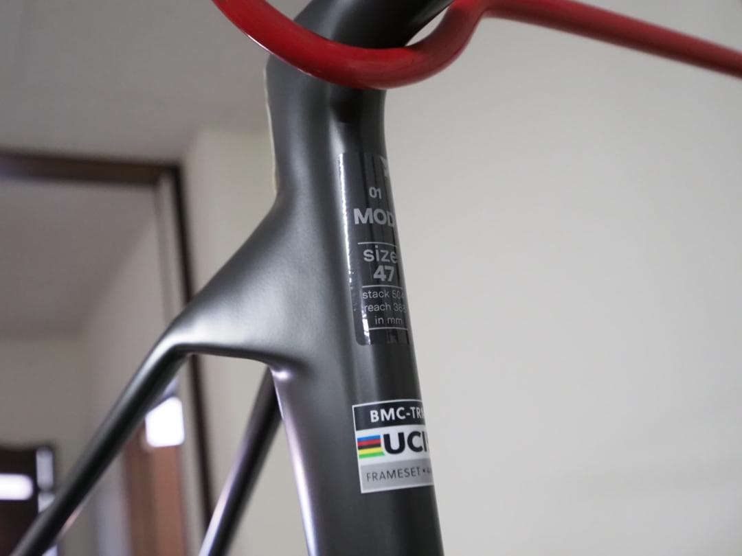 新品 BMC Teammachine R 01 47サイズ　軽量エアロロード