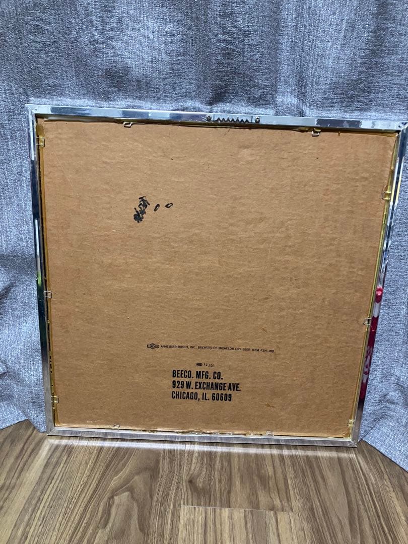 Michelob DRY パブミラー　アンティーク　アメリカン雑貨