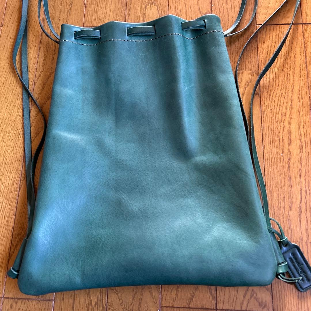 アナロジコ ナップサック　限定フォレストグリーン　未使用