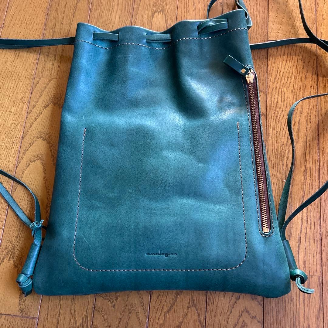 アナロジコ ナップサック　限定フォレストグリーン　未使用