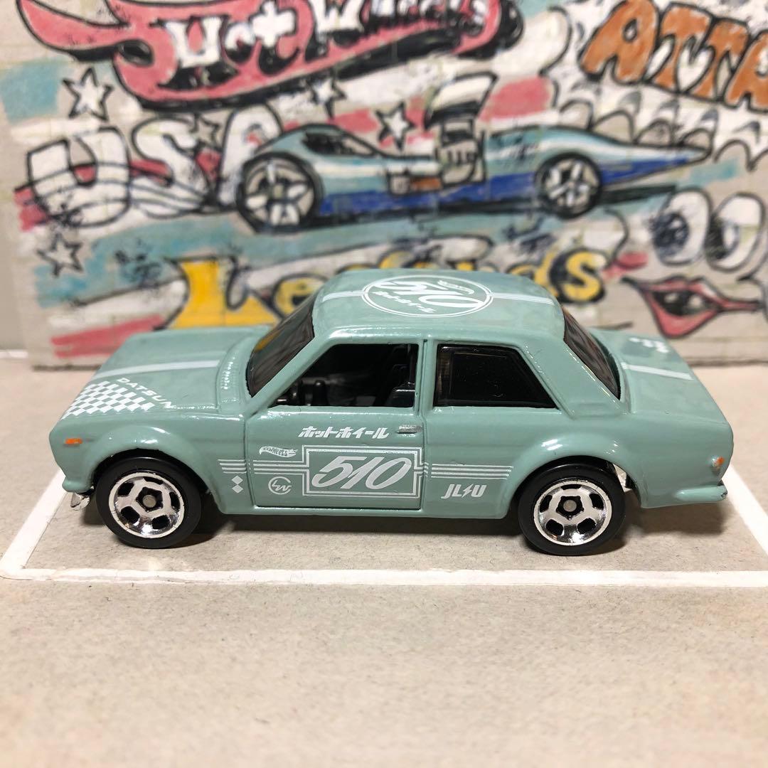 ホットウィール ダットサン 510 ブルーバード モスグリーン - メルカリ