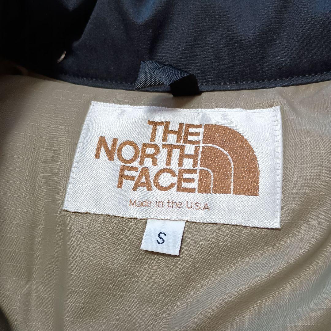 ノースフェイス 茶タグ USA製 シエラパーカー ダウン 表記S、実寸M〜L相当