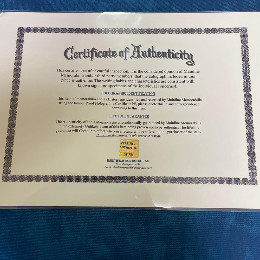 ロナウジーニョ サイン入り写真 10番 証明書付き - メルカリ