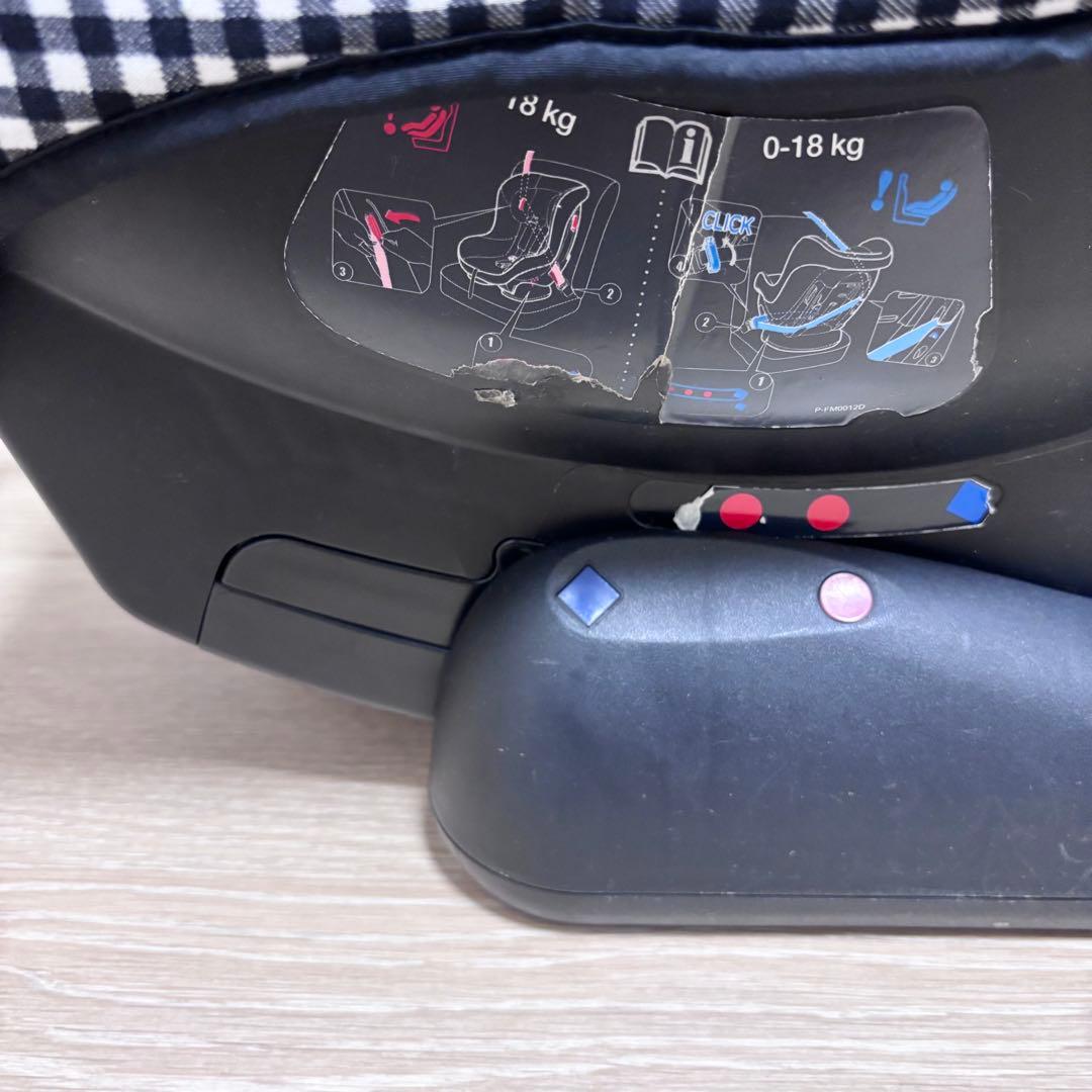 Joie チルト キャノピー付 ギンガム 0–18kg シートベルト固定