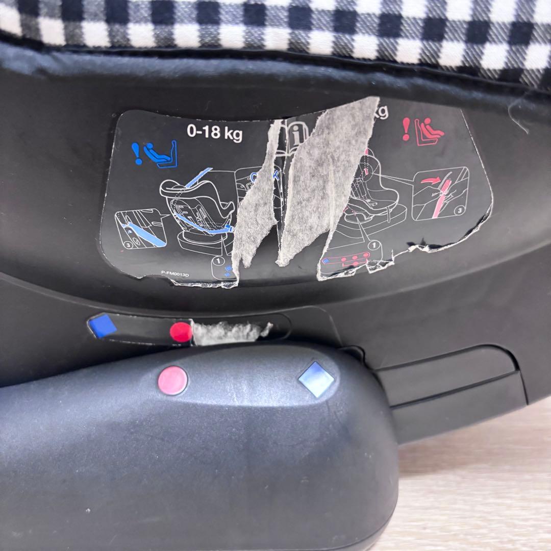 Joie チルト キャノピー付 ギンガム 0–18kg シートベルト固定