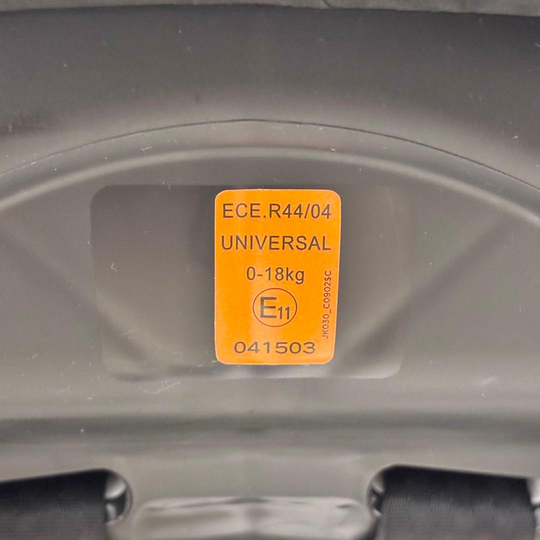 Joie チルト キャノピー付 ギンガム 0–18kg シートベルト固定